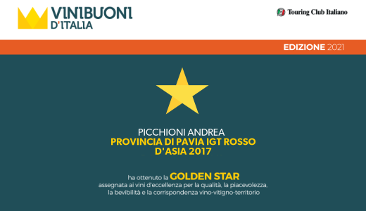 Vinibuoni d'Italia 2019 - Golden Star Buttafuoco Cerasa 2017