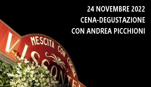 November 24 2022 – Bereguardo (PV)Tasting dinner at Viscontea