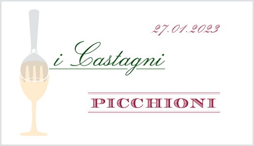 27 gennaio 2023 – Vigevano (PV)Serata Bricco Riva Bianca al ristorante I Castagni