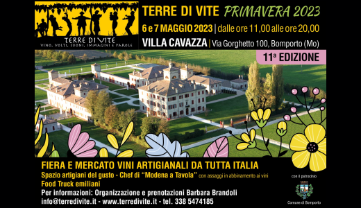 Terre di Vite (Bomporto, MO - 6/7 maggio 2023)