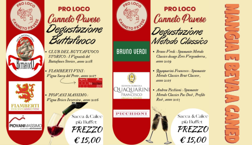 October 15 2023 – Canneto Pavese (PV)Metodo Classico tastingat “Mangia e beva a Caned” festival